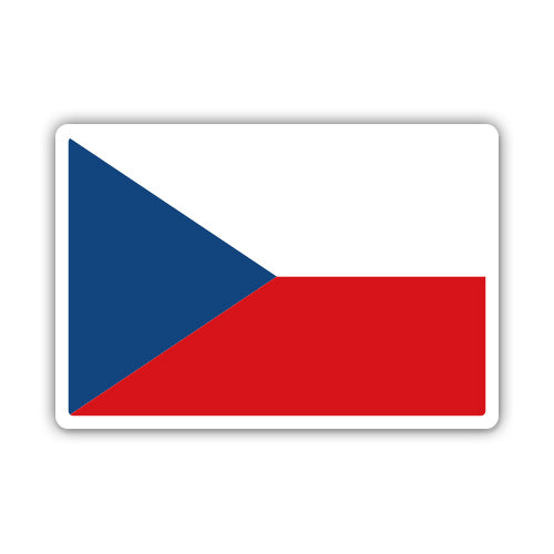 Czechia Flag Czech Sticker