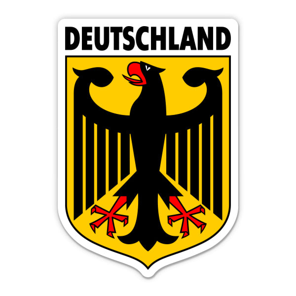 Deutschland Germany Eagle Sticker