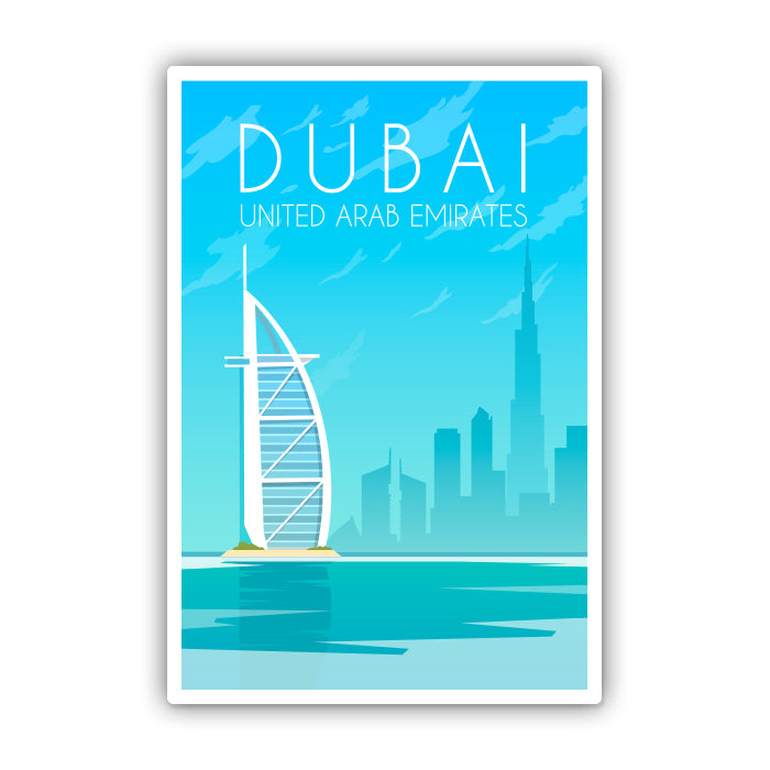 Dubai Travel Sticker
