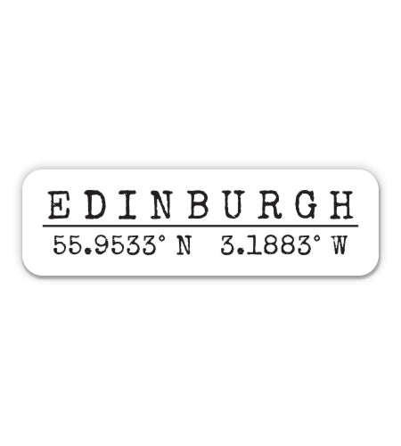 Edinburgh United Kingdom Sticker