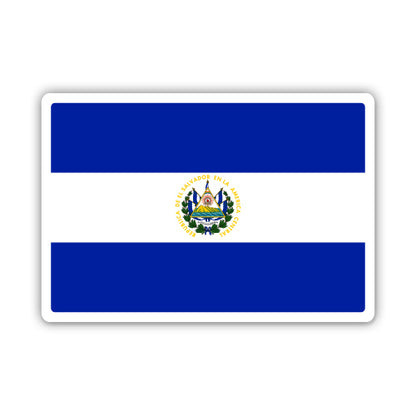 El Salvador Flag Sticker