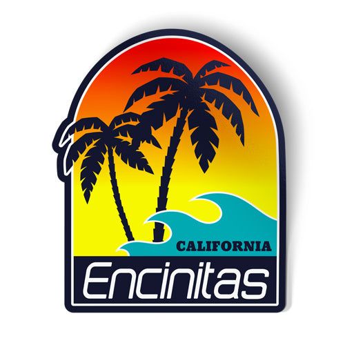 Encinitas California Sticker