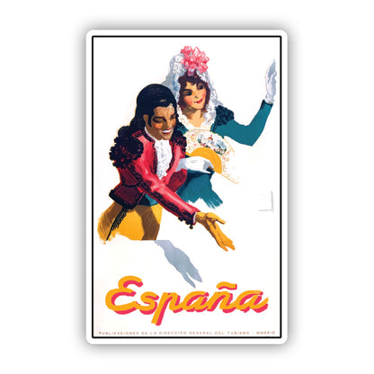 Espana Spain Vintage Travel Sticker