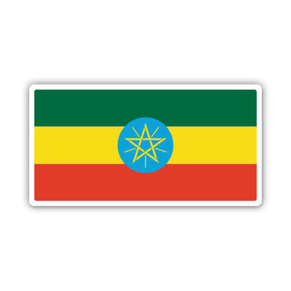 Ethiopia Flag Sticker