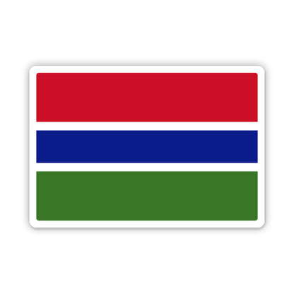 Gambia Flag Sticker