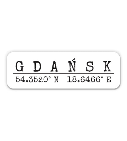 Gdansk Poland Sticker