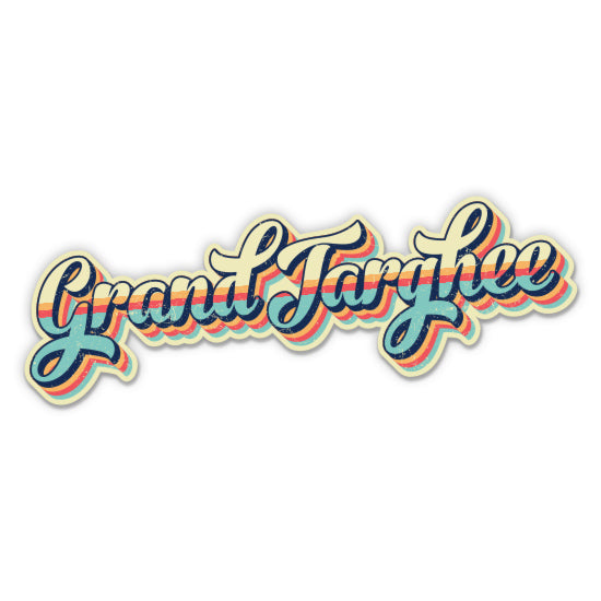 Grand Targhee Wyoming Retro Ski Style Sticker