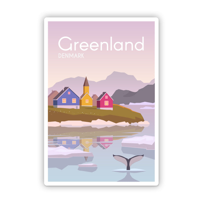 Greenland Travel Sticker