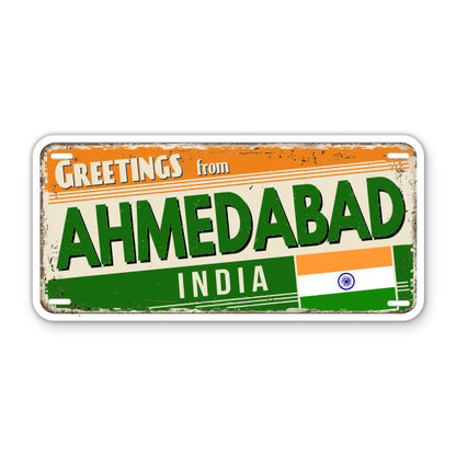 Greetings from Ahmedabad India Sticker