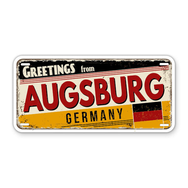 Greetings from Augsburg Germany Sticker