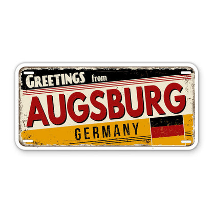 Greetings from Augsburg Germany Sticker