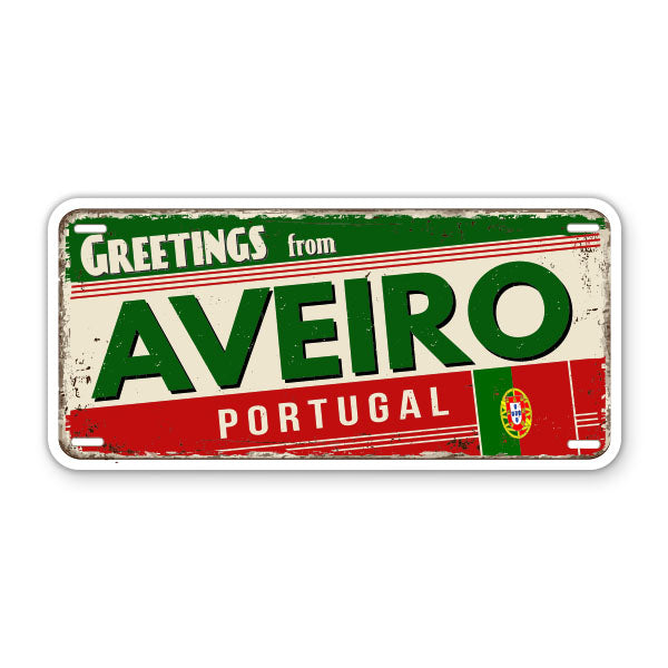 Greetings from Aveiro Portugal Sticker