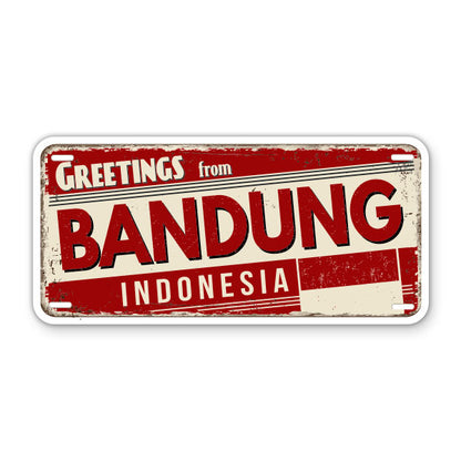 Greetings from Bandung Indonesial Sticker