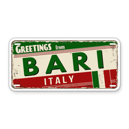 Greetings from Bari Italy Sticker