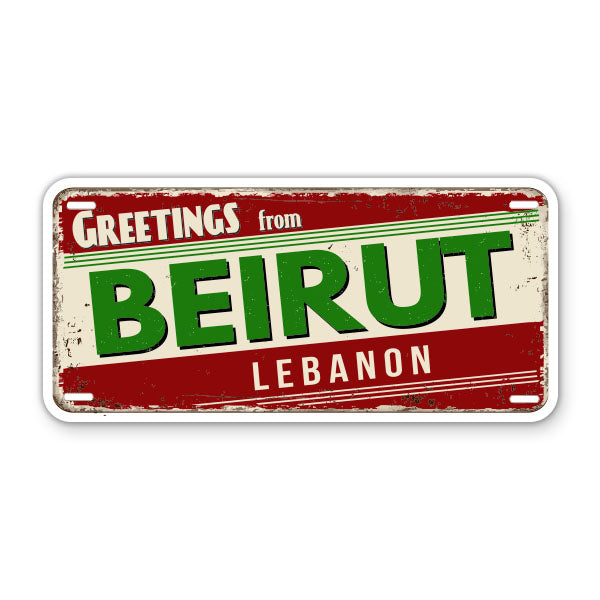 Greetings from Beirut Lebanon Sticker