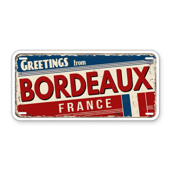 Greetings from Bordeaux France Sticker