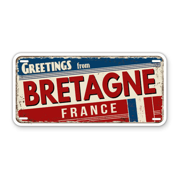 Greetings from Bretagne France Sticker