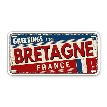 Greetings from Bretagne France Sticker