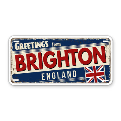 Greetings from Brighton England Sticker