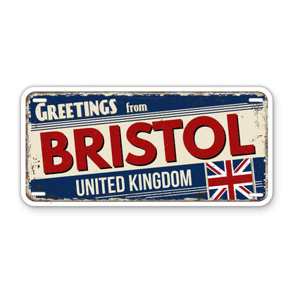 Greetings from Bristol United Kingdom Sticker