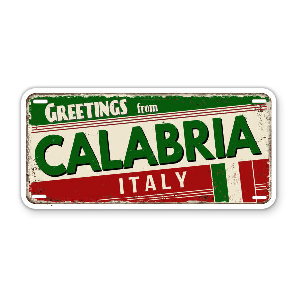 Greetings from Calabria Italy Sticker