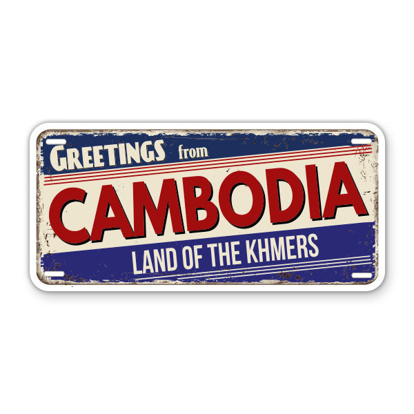 Greetings from Cambodia Sticker