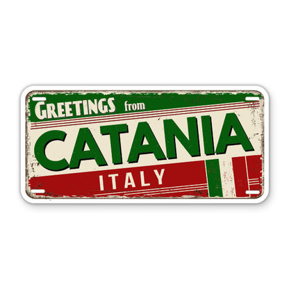 Greetings from Catania Italy Sticker