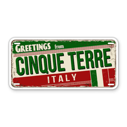 Greetings from Cinque Terre Italy Sticker