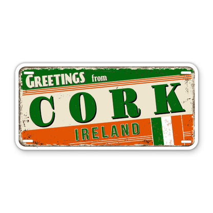 Greetings from Cork Ireland Sticker