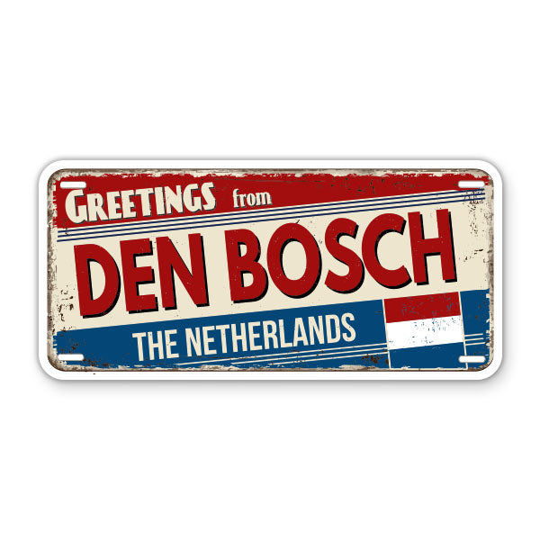 Greetings from Den Bosch The Netherlands Sticker