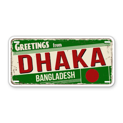 Greetings from Dhaka Bangladesh Sticker