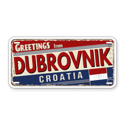 Greetings from Dubrovnik Croatia Sticker