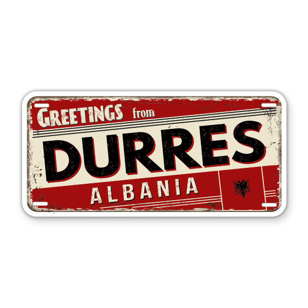 Greetings from Durres Albania Sticker