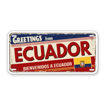 Greetings from Ecuador Sticker