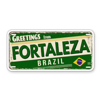 Greetings from Fortaleza Brazil Sticker