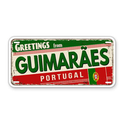 Greetings from Guimaraes Portugal Sticker