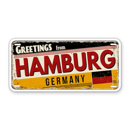Greetings from Hamburg Germany Sticker