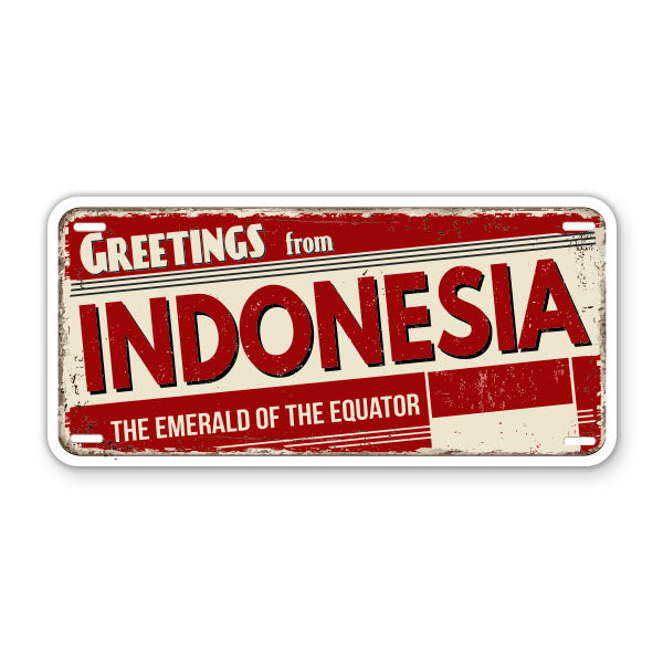 Greetings from Indonesia Sticker