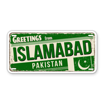 Greetings from Islamabad Pakistan Sticker