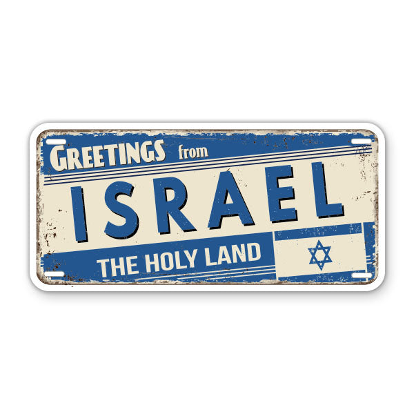 Greetings from Israel Sticker