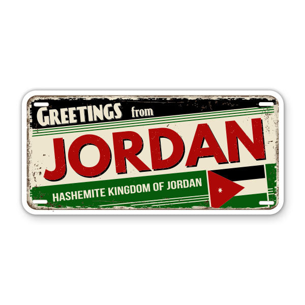 Greetings from Jordan Sticker