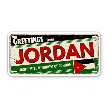 Greetings from Jordan Sticker