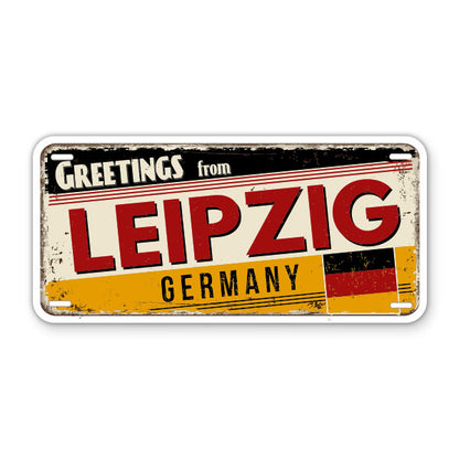 Greetings from Leipzig Germany Sticker