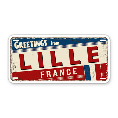 Greetings from Lille France Sticker