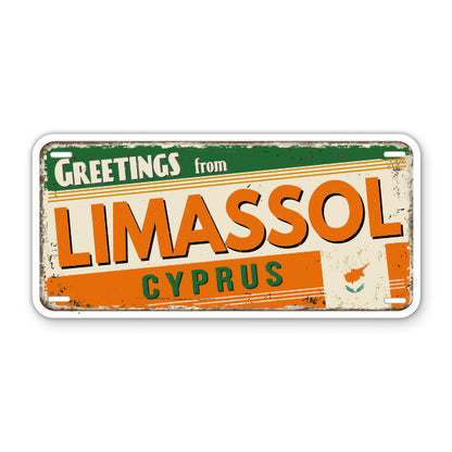 Greetings from Limassol Cyprus Sticker