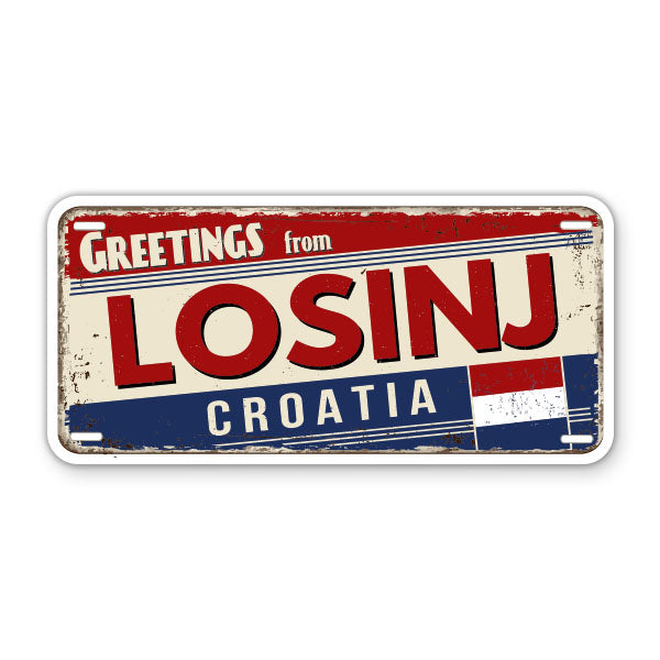 Greetings from Losinj Croatia Sticker
