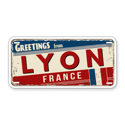 Greetings from Lyon France Sticker