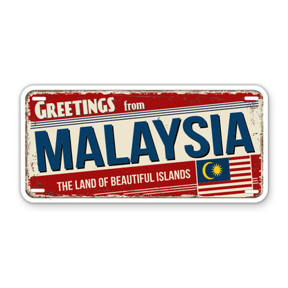 Greetings from Malaysia Sticker