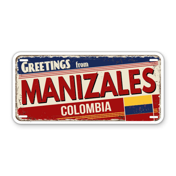Greetings from Manizales Colombia Sticker