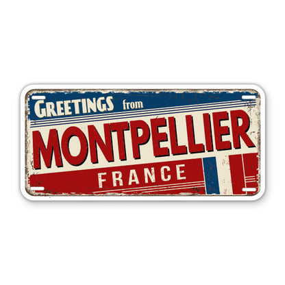 Greetings from Montpellier France Sticker